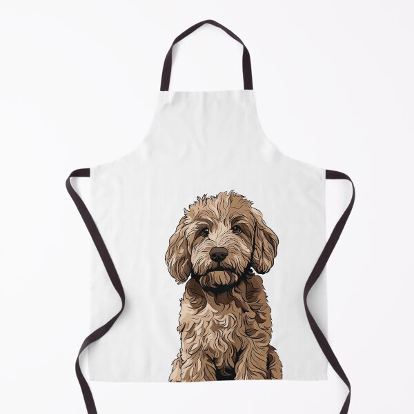 Item preview, Goldendoodle Dog Illustration designed and sold by whyitsme.