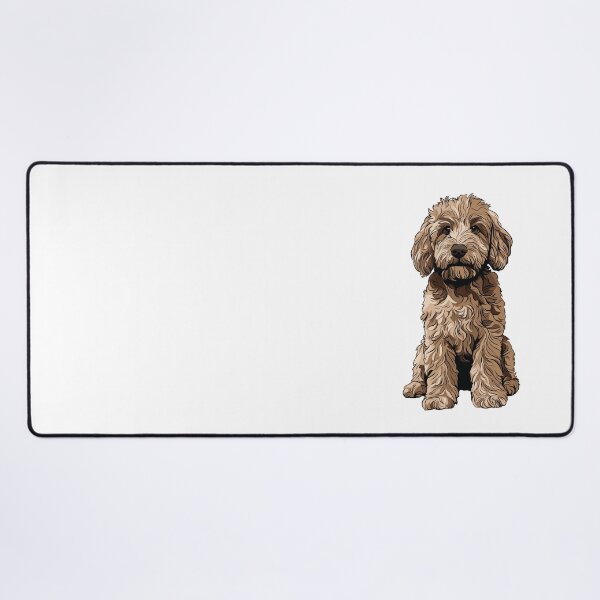 Item preview, Goldendoodle Dog Illustration designed and sold by whyitsme.