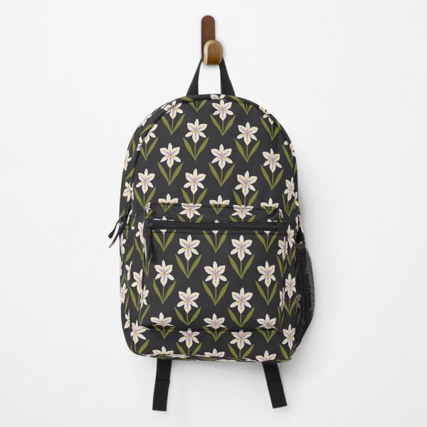 Item preview, African iris simple symmetric flower - Black designed and sold by Illustrated by Nat.