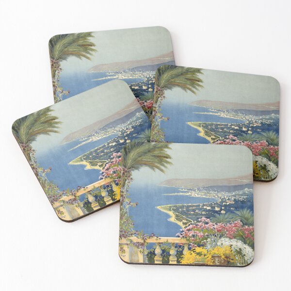 Item preview, Sanremo Italy Retro Vintage Travel Poster Print Design designed and sold by Design Atlas.