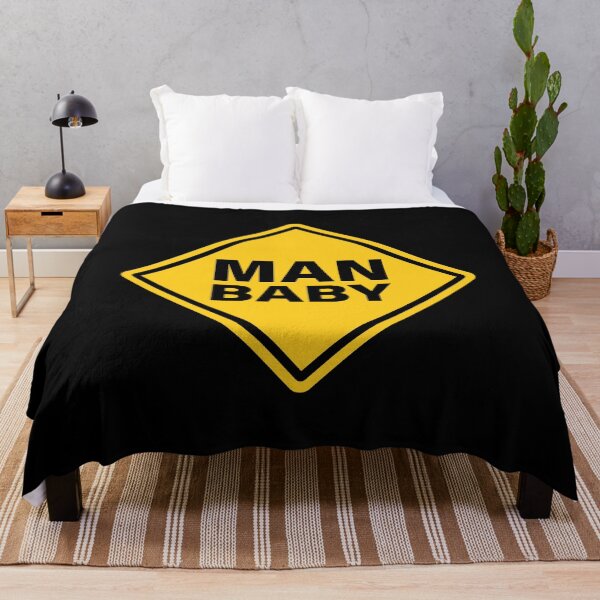 Item preview, Man Baby - Warning Sticker designed and sold by unrealindeed.