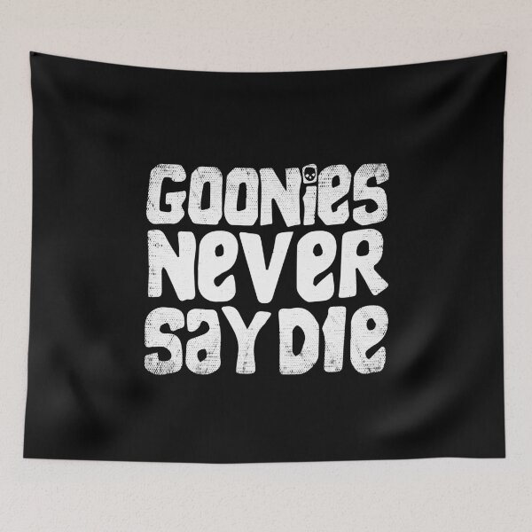 Item preview, Goonies Never Say Die - 80s Adventure & Treasure Hunt Legends - Dark designed and sold by unrealindeed.