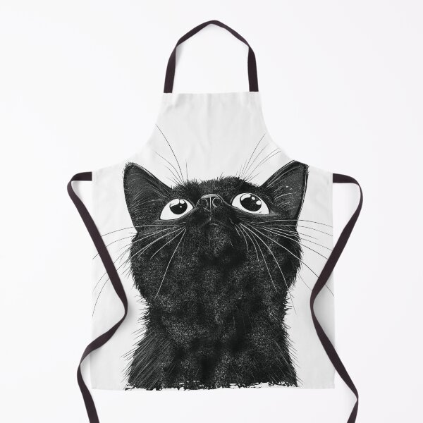 Item preview, Cute Black Pussycat Kitten In Vintage Distressed Look designed and sold by NikoDeeko.