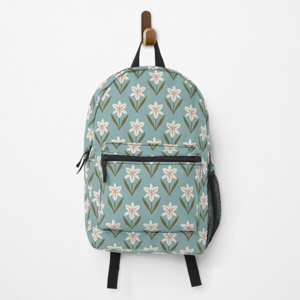 Item preview, African iris simple symmetric flower - Teal designed and sold by Illustrated by Nat.
