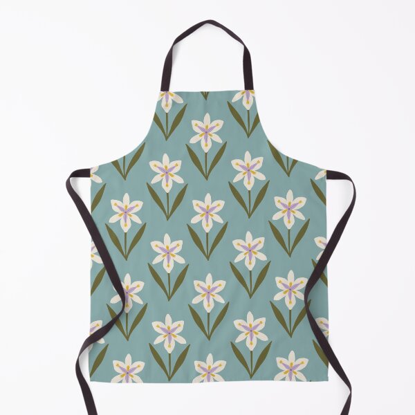 Item preview, African iris simple symmetric flower - Teal designed and sold by Illustrated by Nat.