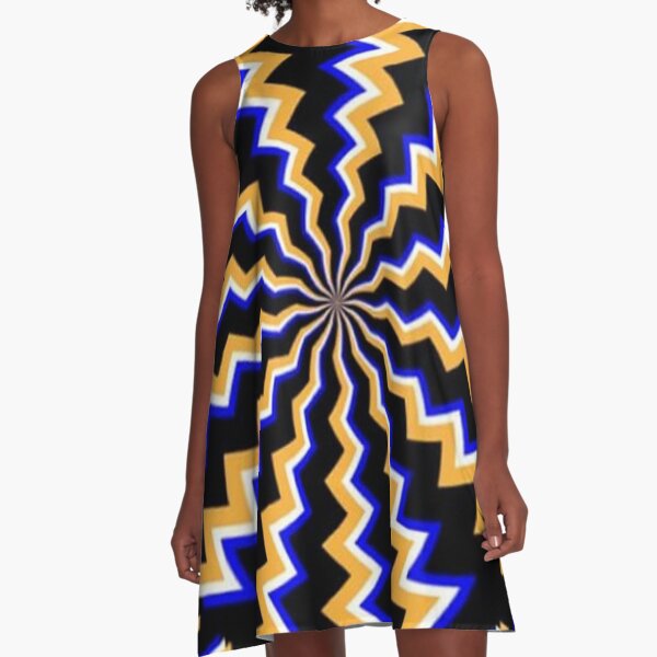 #Pattern, #design, #tracery, #weave, #drawing, #figure, #picture, #illustration A-Line Dress
