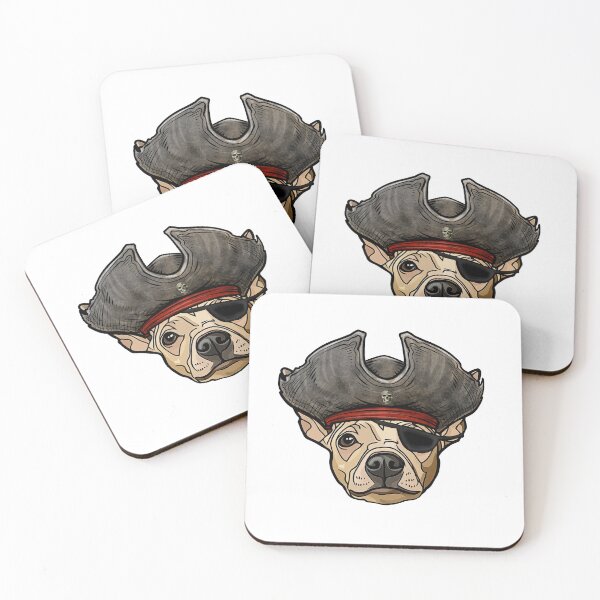 Item preview, Pirate American Hairless Terrier Dog designed and sold by whyitsme.