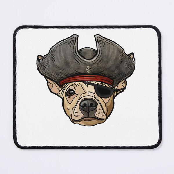 Item preview, Pirate American Hairless Terrier Dog designed and sold by whyitsme.