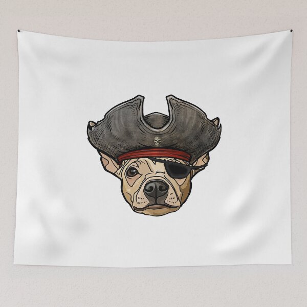 Aperçu de l'œuvre Chien terrier américain sans poils pirate créée et vendue par whyitsme.