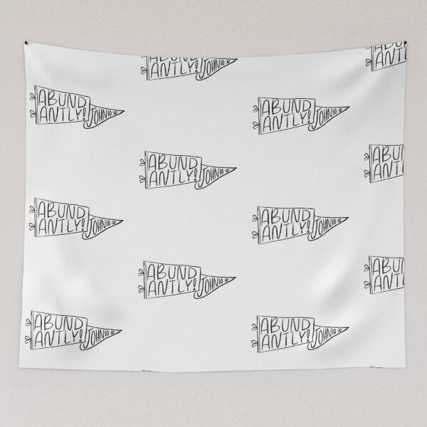 Item preview, Abundant life John 10:10 banner designed and sold by Kborek112.