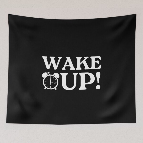 Item preview, Wake up life and smart quote white designed and sold by mysteriousquote.