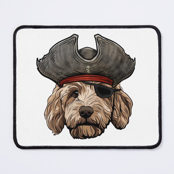 Item preview, Pirate Goldendoodle Dog designed and sold by whyitsme.