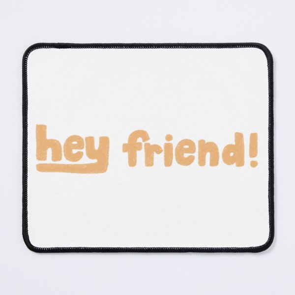 Item preview, Hey friend retro lettering yellow designed and sold by Kborek112.