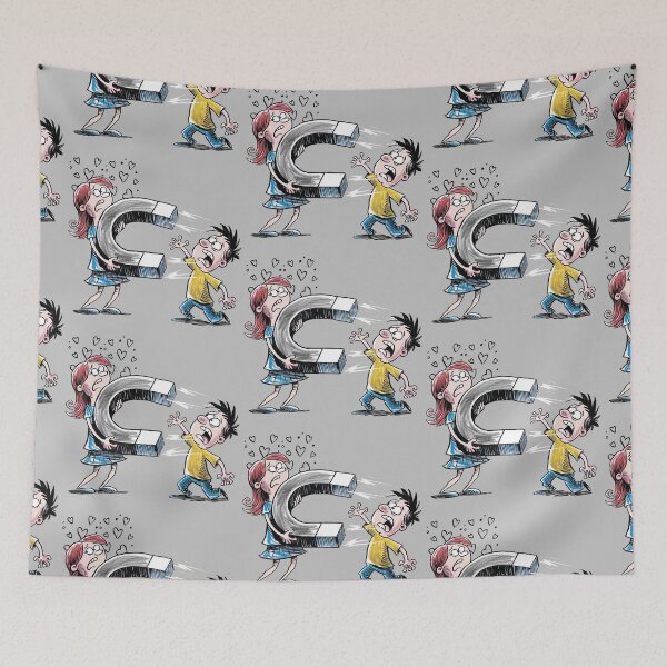 Item preview, A girl and a boy in love. Magnet attraction. designed and sold by MagelliShop.