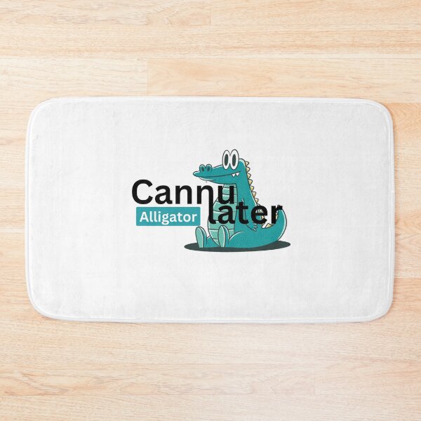 Item preview, Cannu - later Alligator Anesthesia Funny Doctor Nursing CRNA designed and sold by The Remi Reserve.