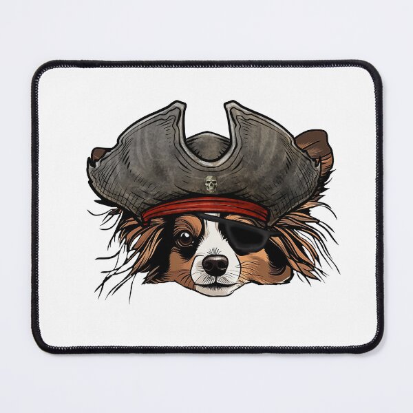 Item preview, Pirate Papillon Dog designed and sold by whyitsme.