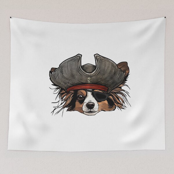 Item preview, Pirate Papillon Dog designed and sold by whyitsme.