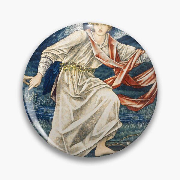 Aperçu de l'œuvre L'amour guide le pèlerin : tapisserie (1909) de William Morris créée et vendue par BeNoOne.