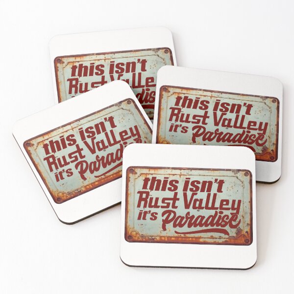 Item preview, This Is Not Rust Valley; It Is Paradise; designed and sold by StickerApe.