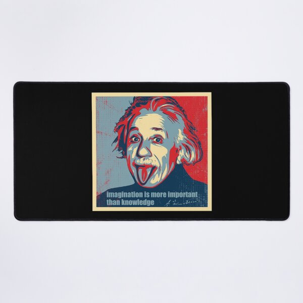 Item preview, Imagination is more important than knowledge - Albert Einstein Quote designed and sold by unrealindeed.