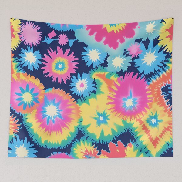 Item preview, Rainbow Tie-Dye Bursts designed and sold by EverbrightCo.