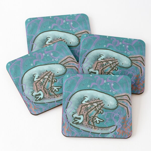 Item preview, Adrift axolotl designed and sold by Maestormheart.