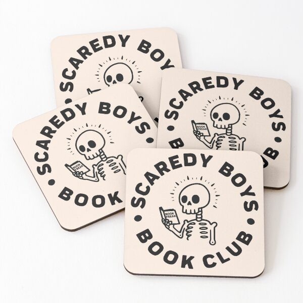 Item preview, Scaredy Boys Book Club (Light Background) designed and sold by Scaredy Boys.