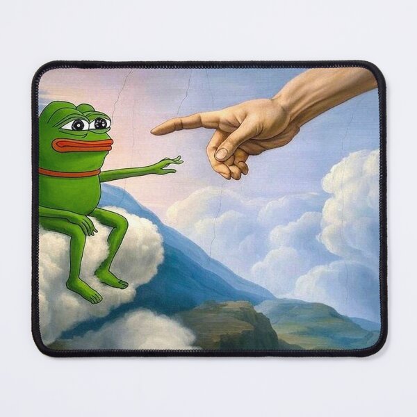 Item preview, Pepe Token With Hand Funny Meme designed and sold by SnarkoClothes.