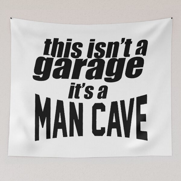 Item preview,  This Is Not A Garage; It Is A Man Gave; designed and sold by StickerApe.