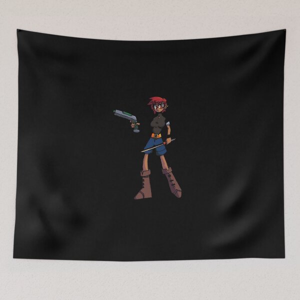 Item preview, Cool lesbian girl with a sword and a gun, she's super cool lol designed and sold by KazueAM.