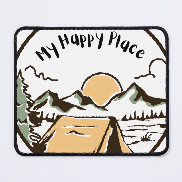 Item preview, My Happy Place camping designed and sold by Purrs & Snuggles Designs.