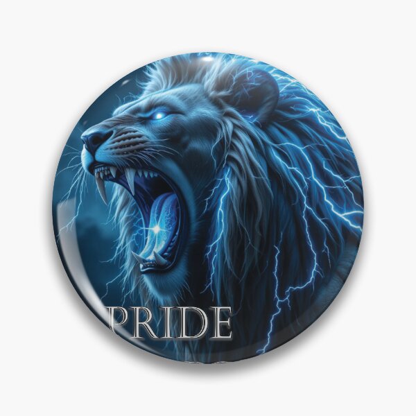 Item preview, Lion PRIDE & POWER *Lightning's Fierce Guardian* designed and sold by GWTSHIRT.