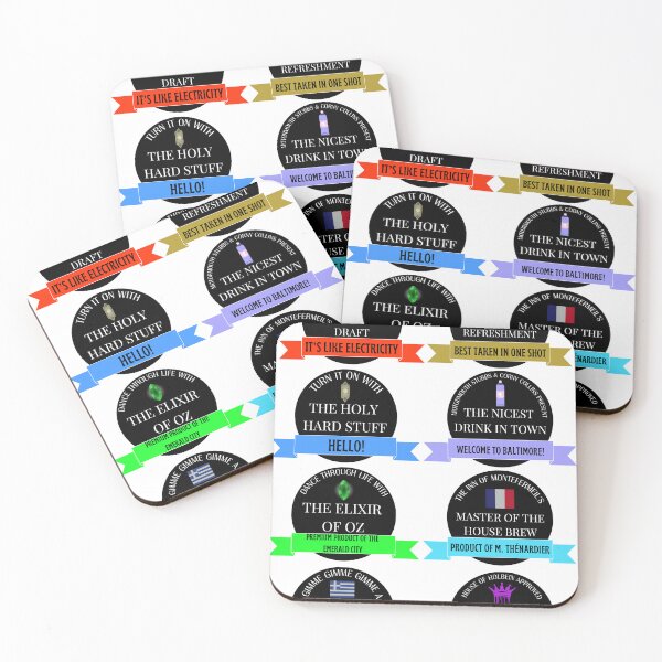 Item preview, Multiple Musical Inspired Fictional Drinks  designed and sold by FrikiStix.