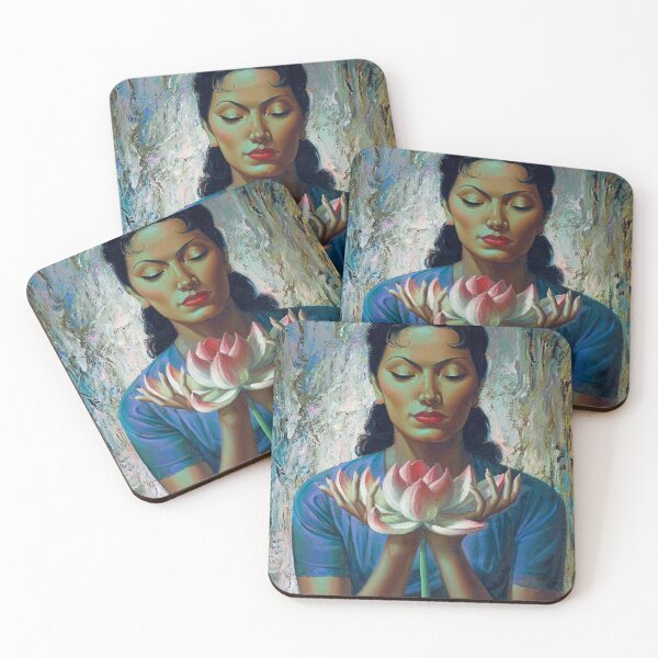 Item preview, Vladimir Tretchikoff Water Lily designed and sold by SummerlandsArt.