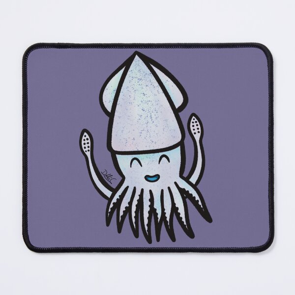Item preview, Tenti the blue Kawaii Cuttlefish designed and sold by SDCreaciones.