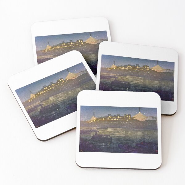 Item preview, Night In The Harbor by Hiroshi Yoshida  designed and sold by TeeARTHY.