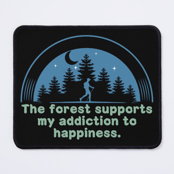 Item preview, Forest moon lightweight, The forest supports my addiction to happiness designed and sold by IceBathDESIGNS.