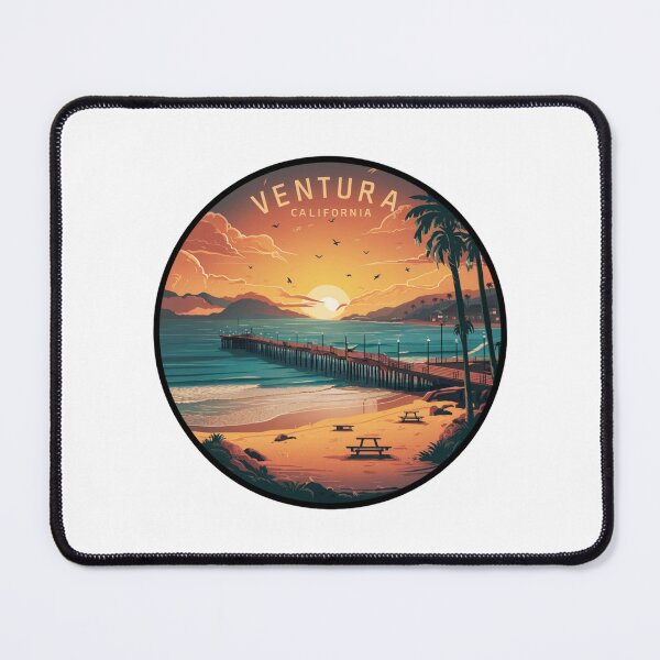 Item preview, Ventura California - Golden Hour at Ventura Beach designed and sold by CircinusStore.