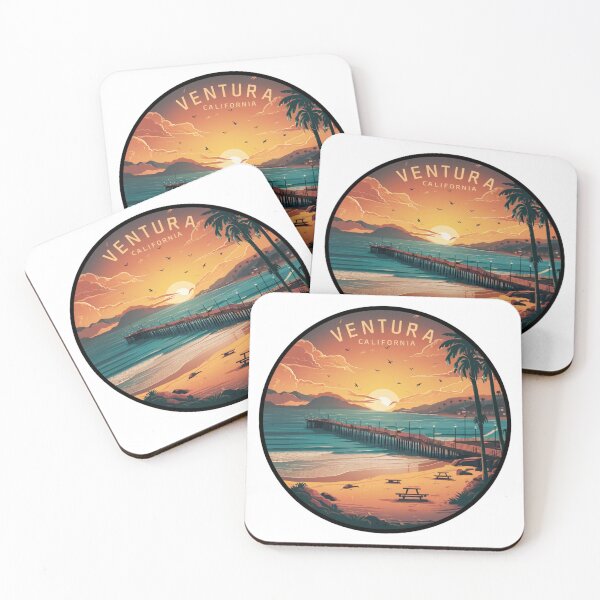 Item preview, Ventura California - Golden Hour at Ventura Beach designed and sold by CircinusStore.