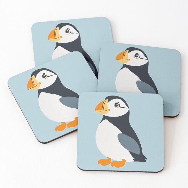 Item preview, Adorable Puffin Illustration - Minimalist Coastal Charm designed and sold by Atces.
