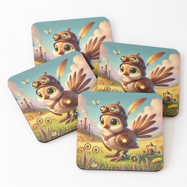Item preview, Steampunk Prairie Chicken designed and sold by Sillytoe.