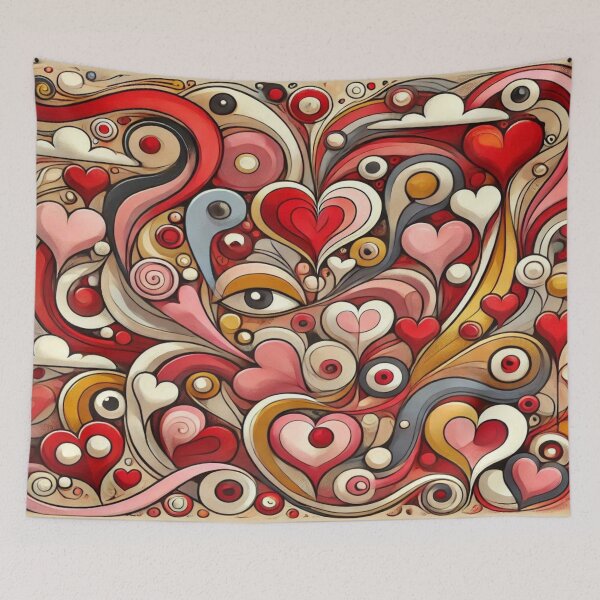 Item preview, Valentine’s Surreal Affair Reloaded Premium Trendy Best Gift designed and sold by Imaginarium of Chaos falcon88 .