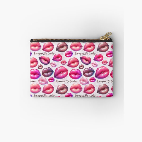Item preview, Kissing My 20s Goodbye Lips Pattern designed and sold by SparkSpiral.