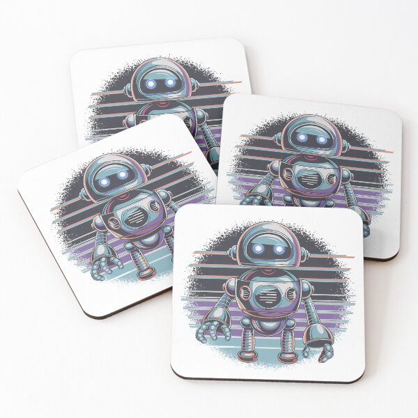 Item preview, Retro Bot Design designed and sold by Printiko.