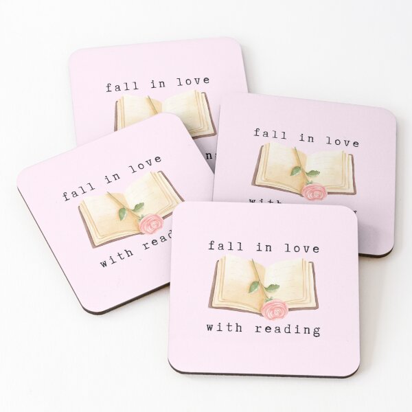 Item preview, fall in love with reading designed and sold by MightyPenShop.
