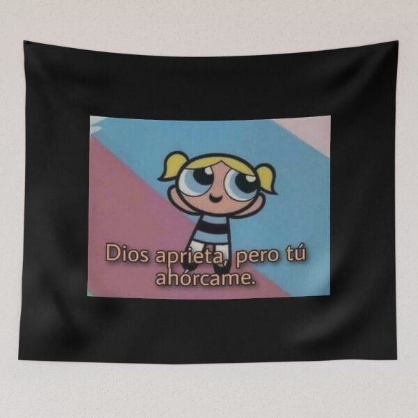 Item preview, MeMe "God tightens, but you hang me" designed and sold by PatronesKawai.