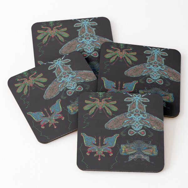 Item preview, Imaginary insects. Version with black background designed and sold by GregorProjector.
