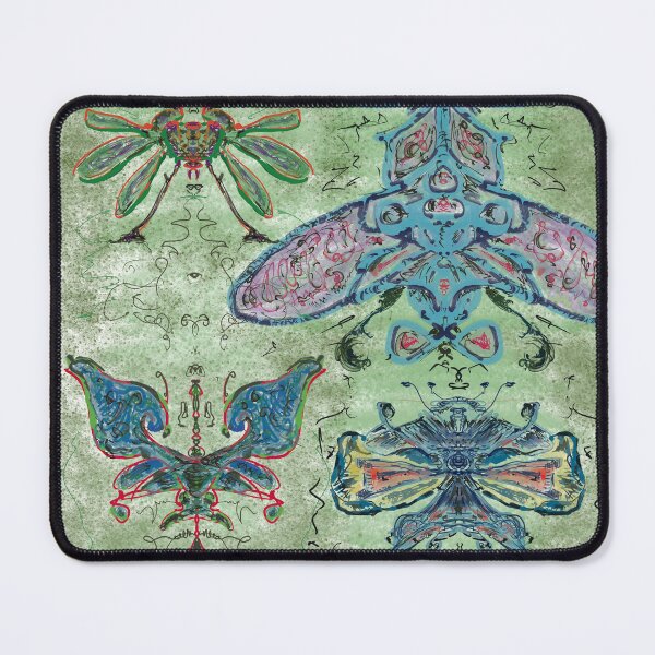 Item preview, Imaginary insects. Version with green background designed and sold by GregorProjector.