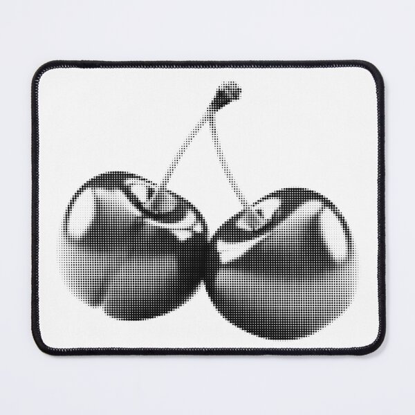 Item preview, Retro black and white cherries 90s design sticker designed and sold by shmugytopy.