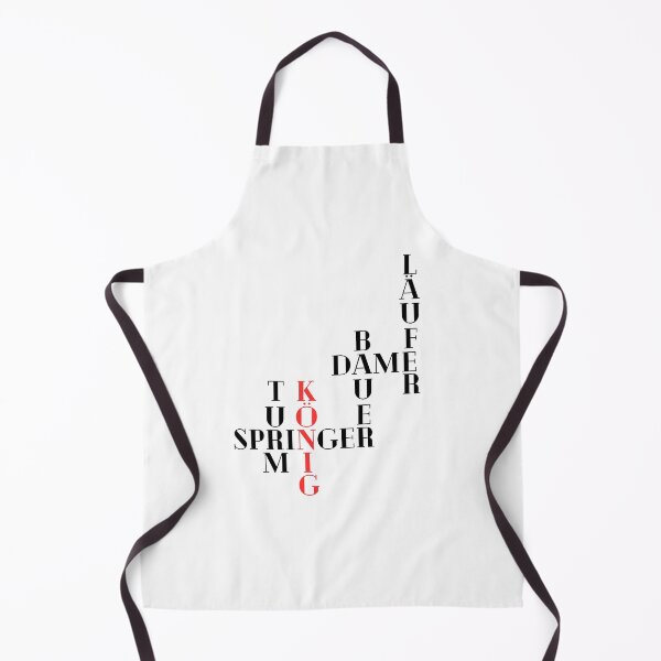 Item preview, Chess figures crossword in German - Chess design in white, black and red designed and sold by Chess64.
